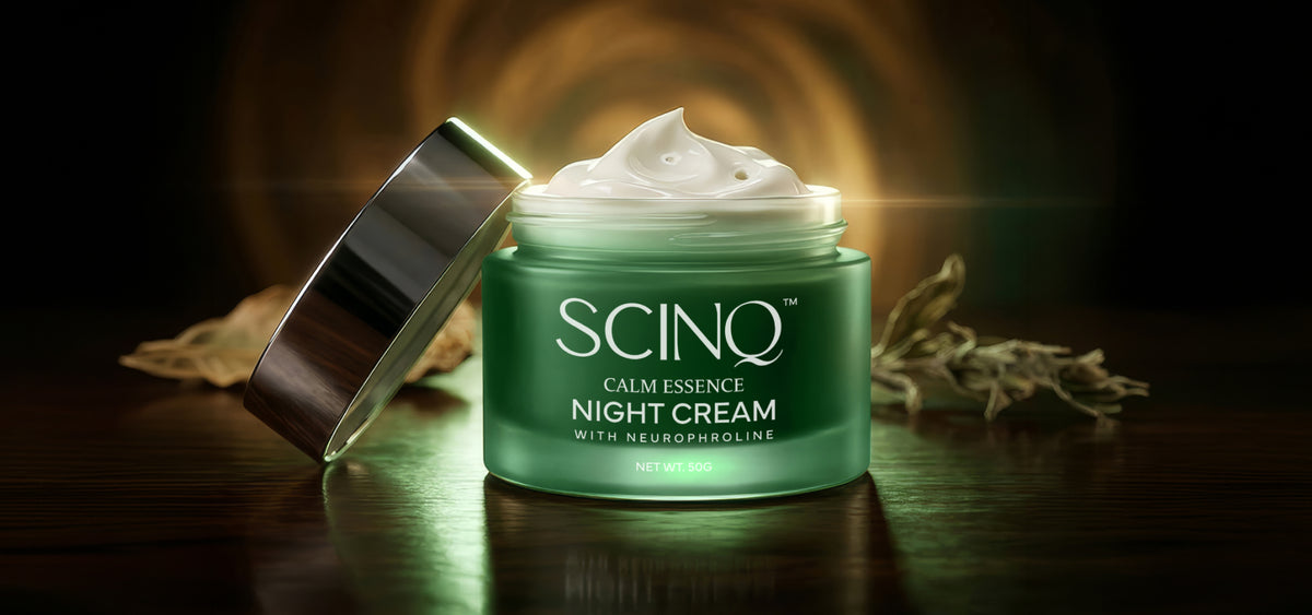 SCINQ Calm Essence Night Cream With Neurophroline  